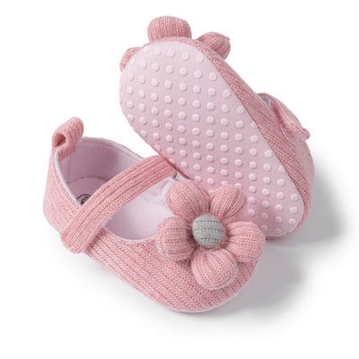 Armsad vibujalatsid tüdrukutele Kevad-sügis tüdrukute esmakordsed väikelapsejalatsid Pehme tallaga libisemiskindlad tüdrukute printsessikingad 0–18 kuud