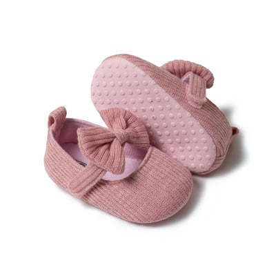 Armsad vibujalatsid tüdrukutele Kevad-sügis tüdrukute esmakordsed väikelapsejalatsid Pehme tallaga libisemiskindlad tüdrukute printsessikingad 0–18 kuud