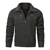 Kaputi Lagana zimska muška jakna nagnuta s muškim džepom od flisa na reveru Debela jakna s višestrukim muškim ovratnikom, zatvaračem, mala