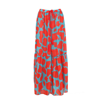 2023 Νέα σέξι μαγιό Γυναικεία μαγιό Φουσκωτό μανίκι Μαγιό Μπικίνι στάμπα Γυναικείο σετ μπικίνι ψηλόμεσης Ρούχα παραλίας