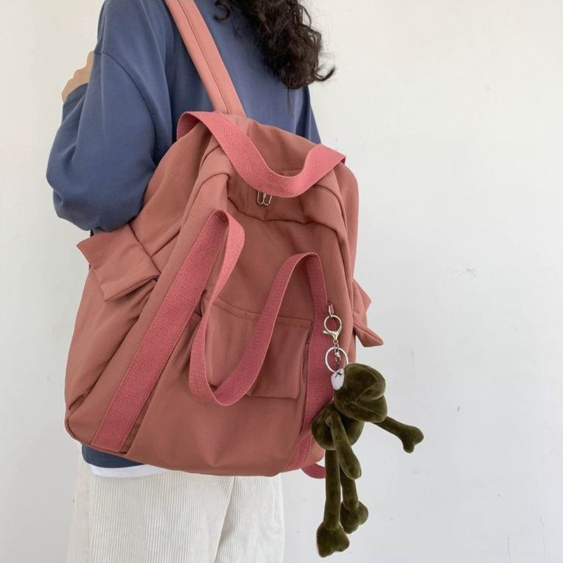 Ruksaci Ženski korejski stil Harajuku Višenamjenski putni ruksak velikog kapaciteta Retro čvrsta vodootporna torba Studenti Preppy
