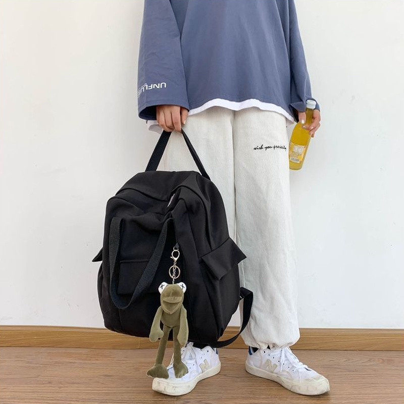 Ruksaci Ženski korejski stil Harajuku Višenamjenski putni ruksak velikog kapaciteta Retro čvrsta vodootporna torba Studenti Preppy