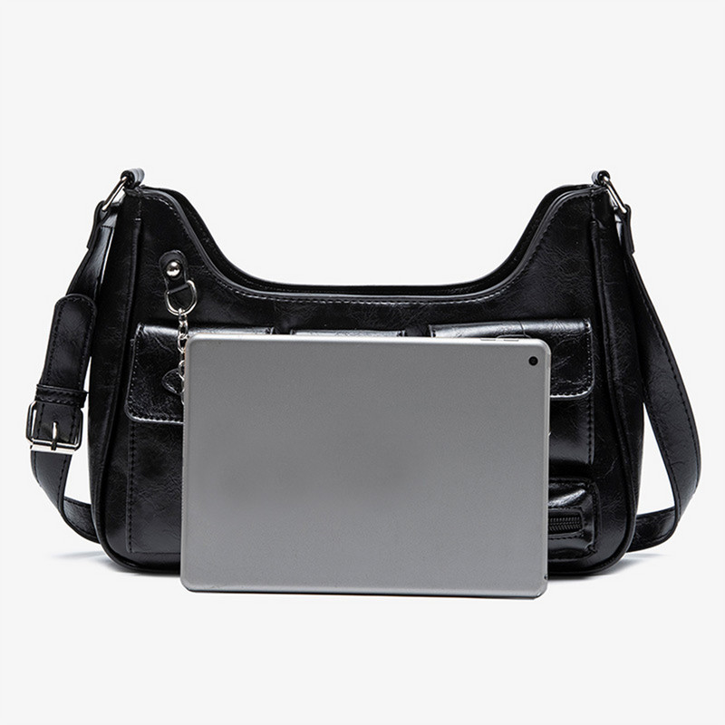 Fashion Punk Trend Νέας σχεδίασης Αλυσίδες Crossbody τσάντες ώμου για γυναίκες Harajuku Y2k PU Individuality Γυναικείες τσάντες Bolso Mujer