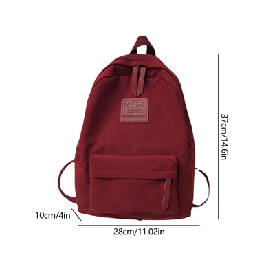 Kolledži üliõpilase seljakott, mahukas koolikotid, nailonist seljakott koos armsa ripatsiga reisiseljakotiga teismelistele tüdrukutele