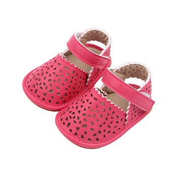 Citgeett Summer Infant Baby Girls PU Δερμάτινα σανδάλια Παιδικά Αντιολισθητικά Παπούτσια με μαλακή σόλα για πρώτη φορά περπατώντας