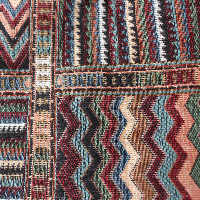 Γυναικείο υφασμάτινο σακίδιο πλάτης 2023 Γυναικείο τσιγγάνικο Bohemian Boho Chic Aztec Ibiza Tribal Ethnic Cottage Τσάντες σακιδίου με μαλακό καφέ κορδόνι