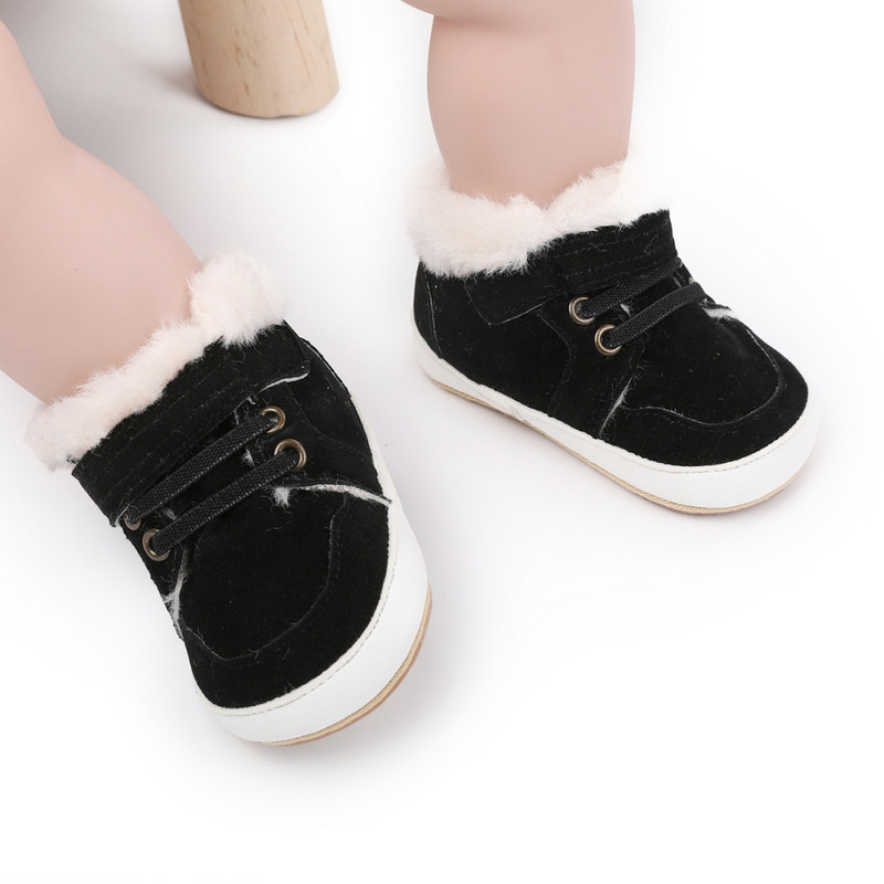 Βρεφικά παπούτσια χειμωνιάτικων αγοριών για κοριτσάκια Παιδικά παπούτσια ζεστού μωρού Snow παπούτσι με μαλακό κάτω μέρος Νεογέννητα αθλητικά παπούτσια εξωτερικού χώρου Παιδικά παπούτσια