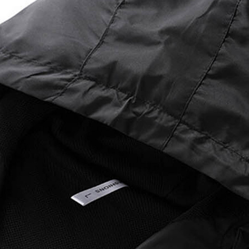 Jarné jesenné pánske oblečenie, bunda, plus size kabáty, pánske nepremokavé s kapucňou, nadrozmerné, vetruodolné, športové mikiny