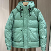 2023, nova muška puhasta jakna, zimski kaput, parke od slobodnog klizajućeg materijala, kratke, deblje tople vanjske odjeće s kapuljačom, široki modni kaput