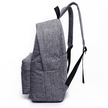 Γυναικείες Ανδρικές ανδρικές καμβά μαύρο σακίδιο πλάτης College Student School Backpack Τσάντες για εφήβους Mochila Casual σακίδιο ταξιδιού Daypack