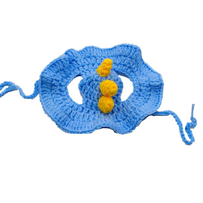 Slatka mačka kapa Smiješni kućni ljubimci Party Cosplay Pokrivala za glavu Ručno izrađene pletene kape za štene Elastični šešir za pse i mače Dekoracija