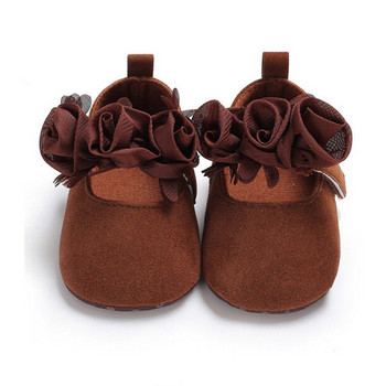 Обувки Дете Нова сладка принцеса Бебешки момичета Меки обувки за детско креватче Prewalker Sole Floral Shoes 0-18M Обувки за момиченца Обувки за малки деца