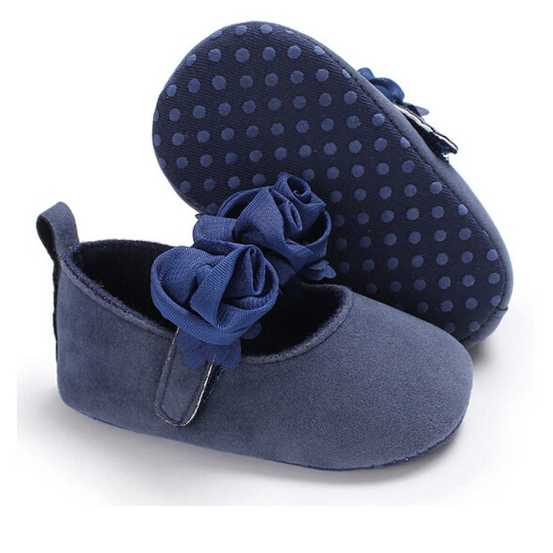 Pantofi Copii Nou Drăguț Prințesă Bebeluși Pantofi Moale Pătuț Pantofi Prewalker Talpă Floral Pantofi 0-18M Pantofi Fetiță Pantofi Copii mici
