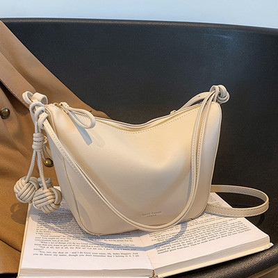 Τσάντα PU Satchel Τσάντα μεγάλης χωρητικότητας Γυναικεία τσάντα χιαστί αδιάβροχη συμπαγής ρυθμιζόμενος ιμάντας Μαλακή τσάντα για ψώνια και ταξίδια