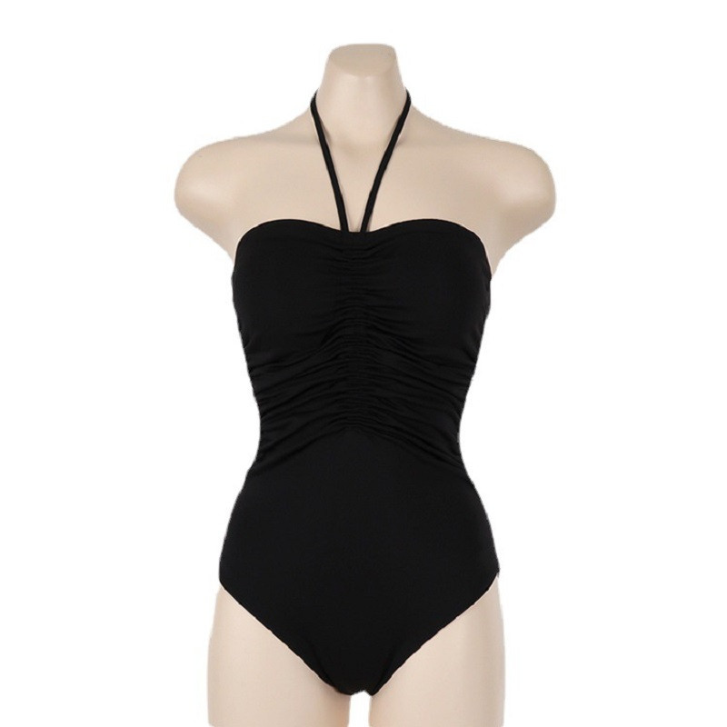 2023. aasta Korea stiilis naiste ühes tükis ujumistrikoo päitsetega Seksikad seljataga ujumisriided Tugevad suvepuhkuse rannarõivad