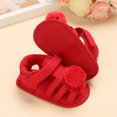 2022 nou-născut nou-născut nou-născut fete prințesă pantofi bowknot copil mic sandale de vară PU pantofi anti-alunecare 0-18 m