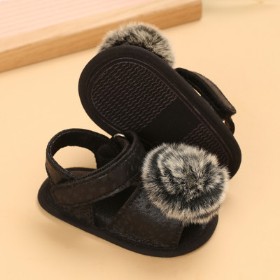 2022 nou-născut nou-născut nou-născut fete prințesă pantofi bowknot copil mic sandale de vară PU pantofi anti-alunecare 0-18 m