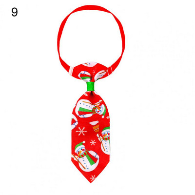 Γραβάτα για κατοικίδια Παπιγιόν γιακάς Χριστουγεννιάτικη εκτύπωση Holiday Dress Up Ρυθμιζόμενο αξεσουάρ για σκύλους γάτας για κατοικίδια