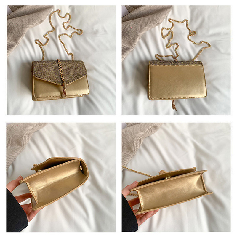 Naiste õlakott Luksuslik disainer PU-kott Moodne Crossbody kott Tutt Lihtne naiste käekott kontorireisideks