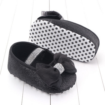 Koovan Baby Shoes Of Soft Bottom Toddler Shoes Bowknot Baby Flats Firstwalkers In The Spring and Autumn Sequins for Girls