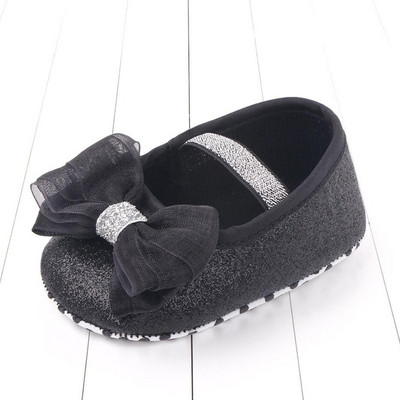 Koovan Baby Shoes Of Soft Bottom Toddler Shoes Bowknot Baby Flats Firstwalkers In The Spring and Autumn Sequins for Girls