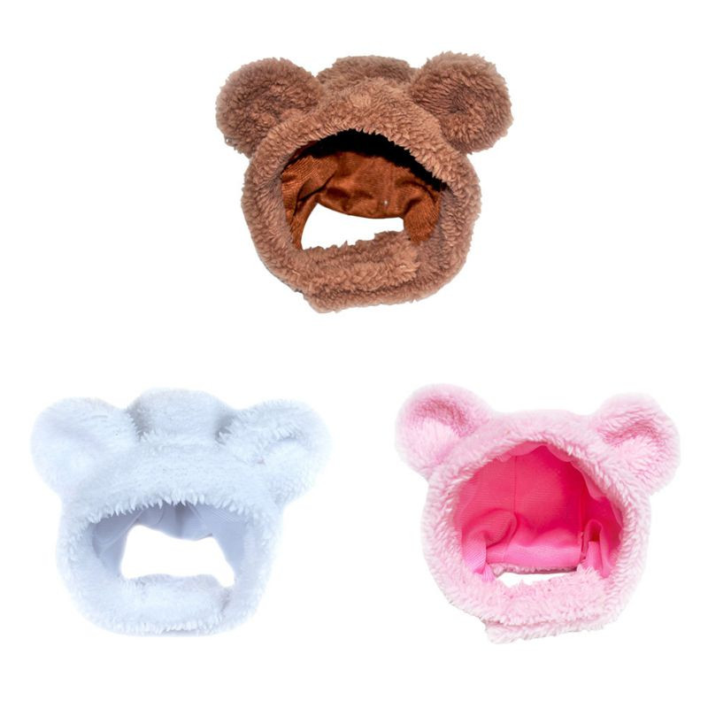 Μαλακό χαριτωμένο καπέλο κεφαλής γάτας Αστεία γάτα σκύλου καπέλο κεφαλής για κατοικίδια αποκριάτικα Χριστουγεννιάτικη στολή Cosplay Αξεσουάρ για κατοικίδια