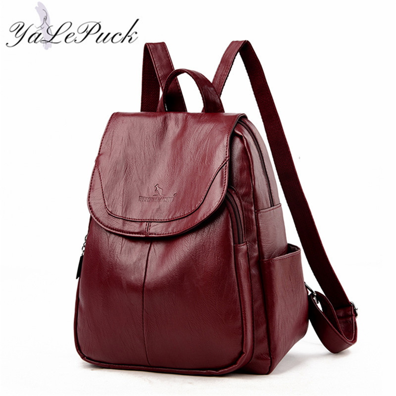 Σακίδια πλάτης σχεδιαστών 2023 Γυναικεία δερμάτινα σακίδια πλάτης mochila Σχολική τσάντα για έφηβα κορίτσια Σακίδιο πλάτης Ταξιδίου Retro Bagpack Sac a Dos
