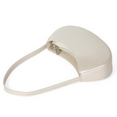 Ženske male torbe na rame s patentnim zatvaračem Half Moon Mini torbica Kožna torbica ispod ruke Vintage lagana torbica Clutch