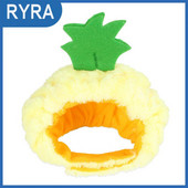 Naljakas armas lemmikloomakassi kostüüm Ananassist peakate Apple müts kassikoerale Halloweeni jõuluriided uhke kleit kõrvaga lemmiklooma kaelarihmaga