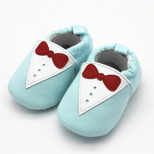 1 ζευγάρι Μόδα βαμβακερό ύφασμα First Walker Cartoon Baby Boy Girls Shoes Bebe Toddler Moccasins 0-24M Αντιολισθητικά παπούτσια με μαλακό κάτω μέρος