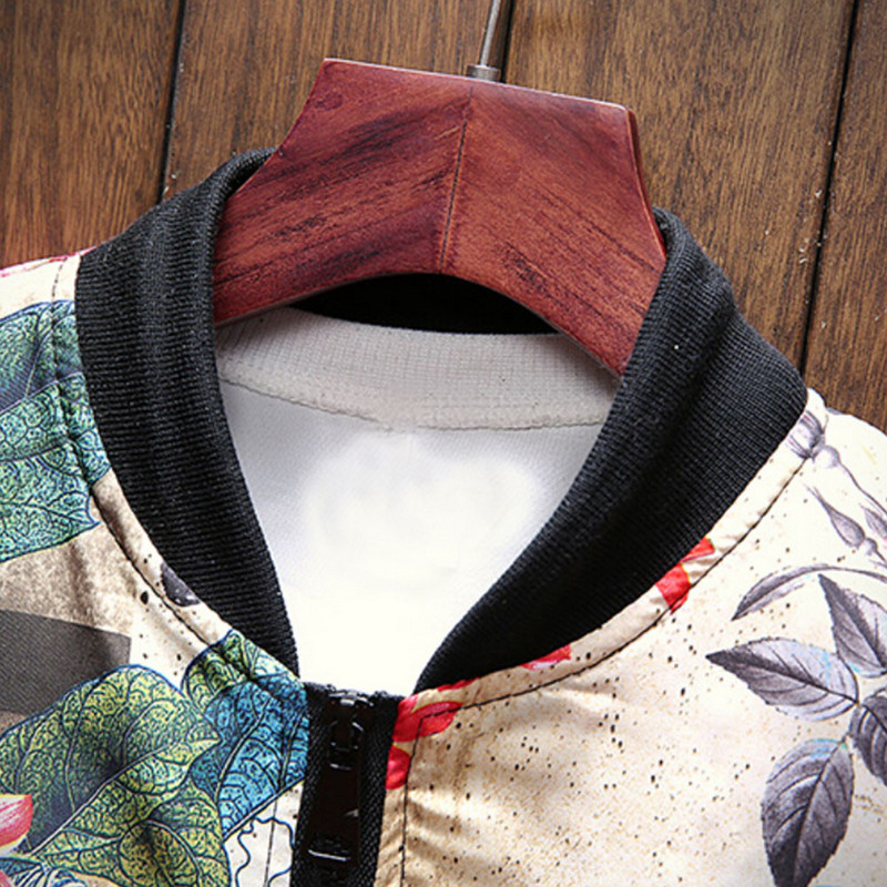 Μάλλινο εμπριμέ μονωμένο μπουφάν Ανδρικό χειμωνιάτικο ρετρό παλτό με φερμουάρ Διχασμένο παλτό Stmen'S Πανωφόρι Ανδρικό μπουφάν Sky Collar