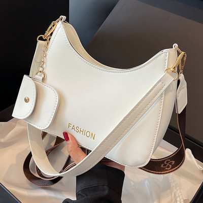 Dámska roztomilá crossbody kabelka z PU kože, nastaviteľný popruh, trendy kabelka cez rameno, módna taška cez rameno pre nakupujúcich, cestovanie
