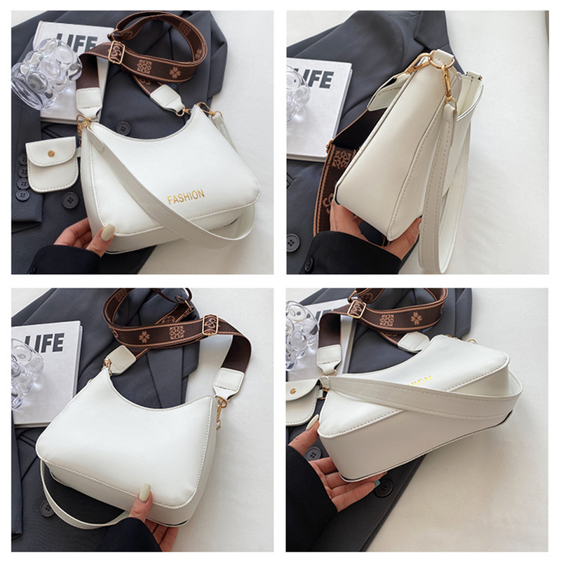 Dámska roztomilá crossbody kabelka z PU kože, nastaviteľný popruh, trendy kabelka cez rameno, módna taška cez rameno pre nakupujúcich, cestovanie