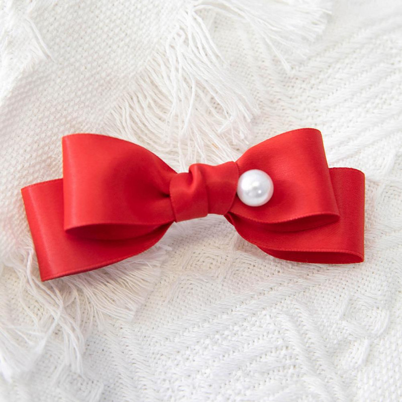 Κλιπ τρίχας σκύλου φιόγκος φουρκέτα Εξαιρετικό φόρεμα μαλλιών Κόκκινο/μαύρο αξεσουάρ για τα μαλλιά Κουτάβι γάτα Κλιπ μαλλιών για κατοικίδια προμήθειες