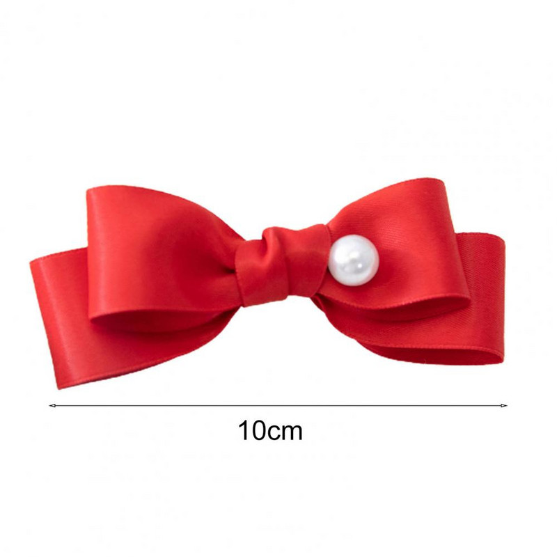 Κλιπ τρίχας σκύλου φιόγκος φουρκέτα Εξαιρετικό φόρεμα μαλλιών Κόκκινο/μαύρο αξεσουάρ για τα μαλλιά Κουτάβι γάτα Κλιπ μαλλιών για κατοικίδια προμήθειες