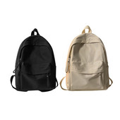 Nylon σακίδιο πλάτης μονόχρωμο, μεγάλης χωρητικότητας, Χαριτωμένα tablet Laptop Τσάντα ώμου Εφηβική Σχολική τσάντα Κάμπινγκ Γυναικεία δώρα