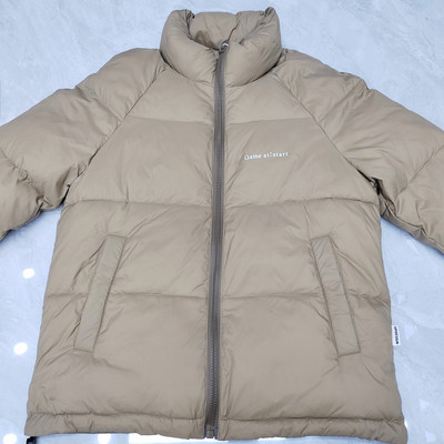 5 spalvų vyriškos korėjietiškos Harajuku pūkinės striukės, 2023 m. Naujos mados trumpos baltos pūkinės striukės, šiltos japoniško stiliaus vyriškas paltas