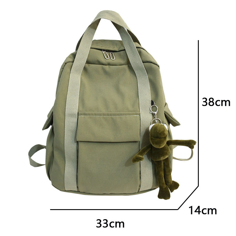 Σακίδια πλάτης Γυναικεία κορεατικά πολυλειτουργικά ταξίδια Harajuku Σακίδιο πλάτης μεγάλης χωρητικότητας Ρετρό συμπαγής αδιάβροχη τσάντα Students Preppy
