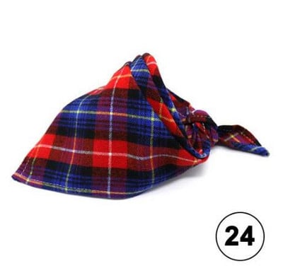 Lemmikloomade bandaanid Klassikaline ruuduline väike koer Kassi pudipõlled Puuvillane sall Kolmnurkne side kassidele Kutsikapea sall Kaelaräti tarvikud