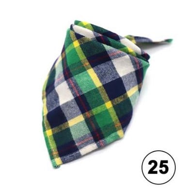 Lemmikloomade bandaanid Klassikaline ruuduline väike koer Kassi pudipõlled Puuvillane sall Kolmnurkne side kassidele Kutsikapea sall Kaelaräti tarvikud