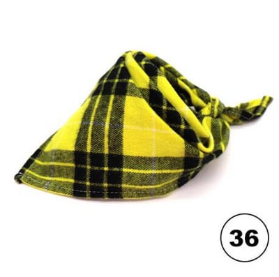 Lemmikloomade bandaanid Klassikaline ruuduline väike koer Kassi pudipõlled Puuvillane sall Kolmnurkne side kassidele Kutsikapea sall Kaelaräti tarvikud