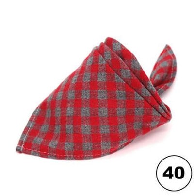 Lemmikloomade bandaanid Klassikaline ruuduline väike koer Kassi pudipõlled Puuvillane sall Kolmnurkne side kassidele Kutsikapea sall Kaelaräti tarvikud