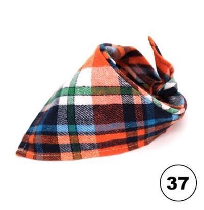 Lemmikloomade bandaanid Klassikaline ruuduline väike koer Kassi pudipõlled Puuvillane sall Kolmnurkne side kassidele Kutsikapea sall Kaelaräti tarvikud