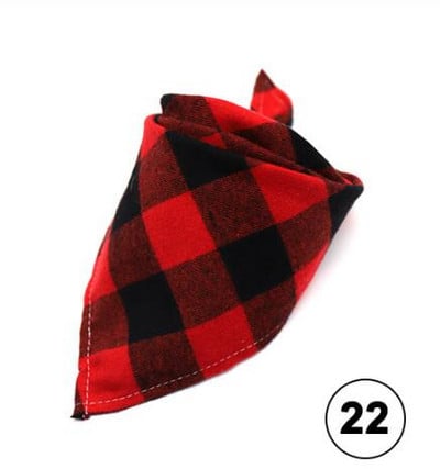 Lemmikloomade bandaanid Klassikaline ruuduline väike koer Kassi pudipõlled Puuvillane sall Kolmnurkne side kassidele Kutsikapea sall Kaelaräti tarvikud