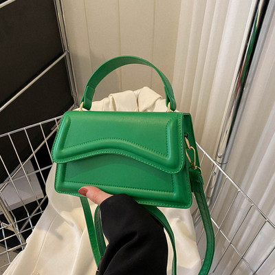 Geantă pentru damă Genți de mână casual din piele PU Curea reglabilă rezistentă la uzură Genți de umăr de călătorie de culoare solidă