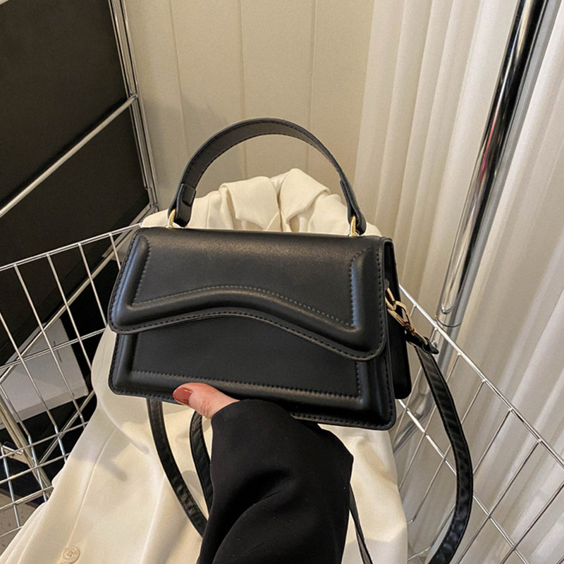 Geantă pentru damă Genți de mână casual din piele PU Curea reglabilă rezistentă la uzură Genți de umăr de călătorie de culoare solidă