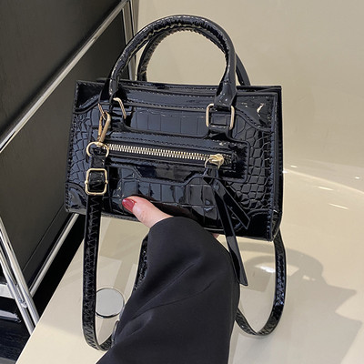 Laser Silver Chic Γυναικείο πορτοφόλι Μίνι χαριτωμένες μικρές χιαστί τσάντες ώμου Δερμάτινες τσάντες μόδας Πολυτελείς σχεδιαστές Vintage τσάντες τσάντα