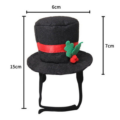 Κεφαλόδεσμος για κατοικίδια, καπέλο σκύλου, γάτα Χριστουγεννιάτικα αξεσουάρ Santa Cap Pompoms Headbands Χριστουγεννιάτικα καπέλα για πάρτι