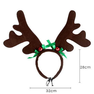 Κεφαλόδεσμος για κατοικίδια, καπέλο σκύλου, γάτα Χριστουγεννιάτικα αξεσουάρ Santa Cap Pompoms Headbands Χριστουγεννιάτικα καπέλα για πάρτι