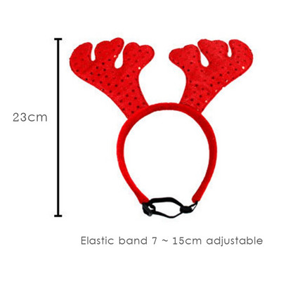 Κεφαλόδεσμος για κατοικίδια, καπέλο σκύλου, γάτα Χριστουγεννιάτικα αξεσουάρ Santa Cap Pompoms Headbands Χριστουγεννιάτικα καπέλα για πάρτι